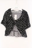 画像1: axes femme / ドットボレロ M クロ O-26-02-26-002-AX-TO-IG-OS (1)