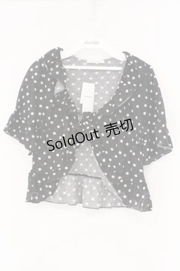 画像1: axes femme / ドットボレロ M クロ O-26-02-26-002-AX-TO-IG-OS (1)