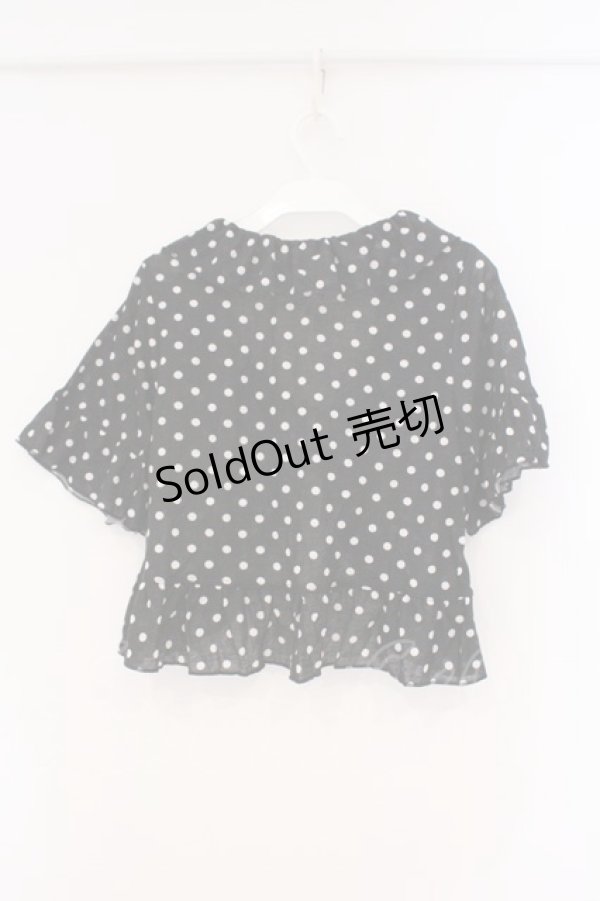 画像2: axes femme / ドットボレロ M クロ O-26-02-26-002-AX-TO-IG-OS (2)