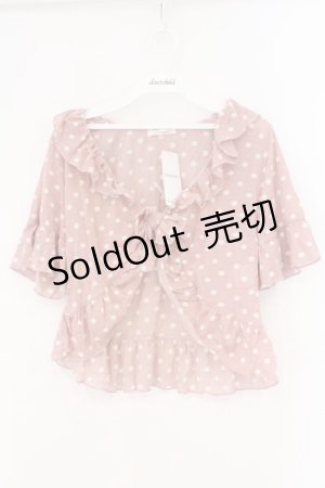 画像: axes femme / ドットボレロ M ピンク O-26-02-26-003-AX-TO-IG-OS