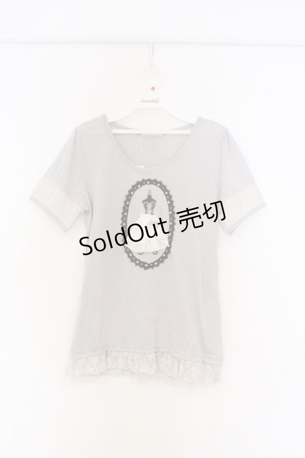 画像1: axes femme / トルソープリントTシャツ M グレー O-26-02-27-039-AX-TO-IG-OS (1)