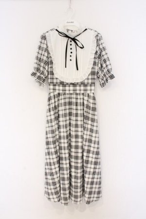 画像: m petit by misako / ワンピース S シロ×クロ O-26-02-27-045-LO-OP-IG-OS