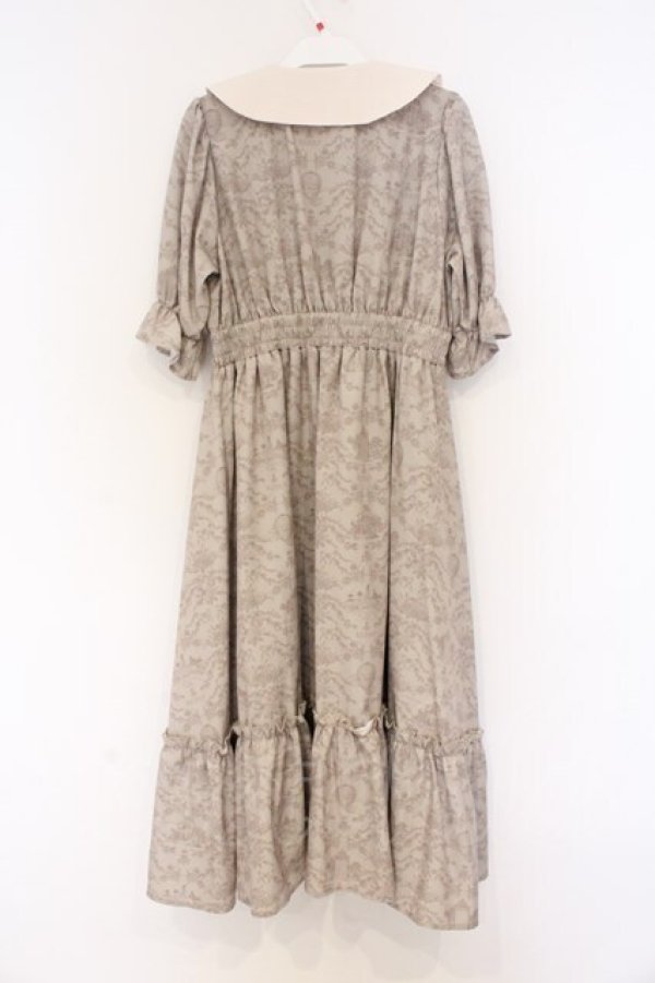 画像3: m petit by misako / NINA’Sコラボトワルドジュイワンピース S ベージュ O-26-02-27-049-LO-OP-IG-OS (3)