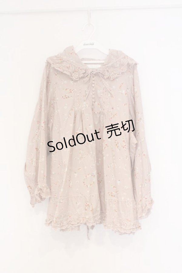 画像1: PINK HOUSE / ローズリースとうさぎ柄フードプルブラウス【お直しあり】  ピンク O-26-02-27-052-LO-BL-IG-OS (1)