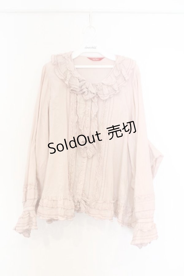 画像1: PINK HOUSE / フリルリボンブラウス【お直しあり】  ピンク O-26-02-27-053-LO-BL-IG-OS (1)