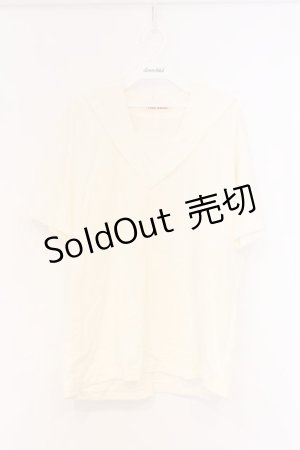 画像: PINK HOUSE / かおくまワッペンセーラー半袖カットソー L アイボリー O-26-02-27-054-LO-TO-IG-OS