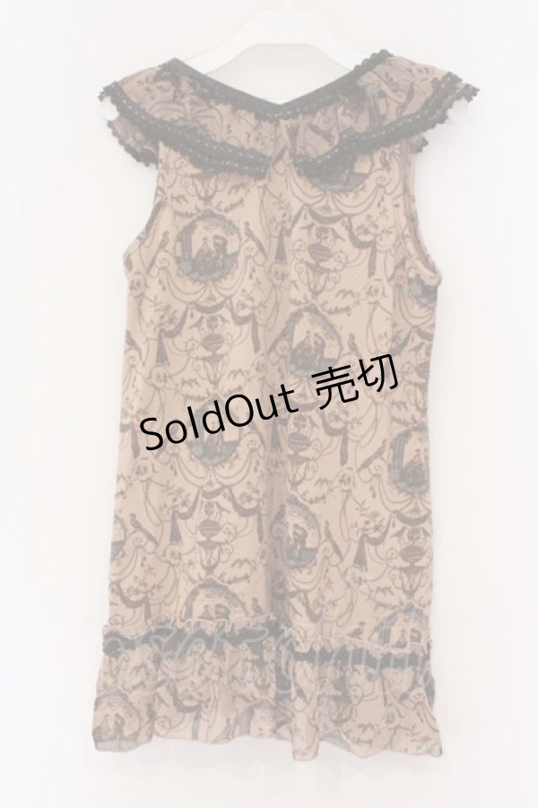 画像2: axes femme / メルヘンアウターキャミ M ピンクベージュ O-26-02-27-013-AX-TO-IG-OS (2)