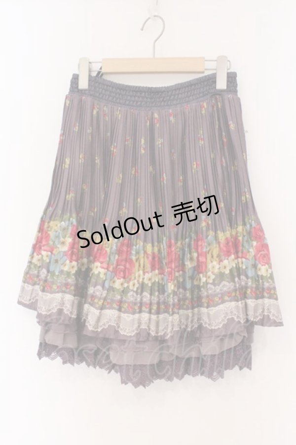 画像1: axes femme / ローズパネルスカート M パープル O-26-02-27-002-AX-SK-IG-OS (1)