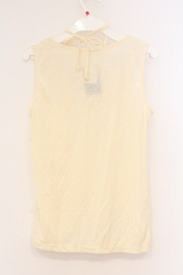 画像3: axes femme / ちょうちょモチーフタンク M アイボリー O-26-02-27-026-AX-TO-IG-OS (3)