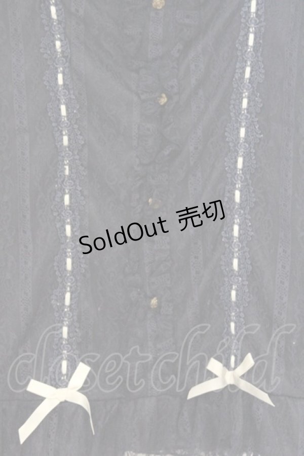 画像2: axes femme / 総レースビスチェプルオーバー M ネイビー O-26-03-01-034-AX-TO-OW-OS (2)