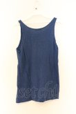 画像3: axes femme / スパンコール配色タンクトップ M ブルー O-26-03-01-048-AX-TO-OW-OS (3)