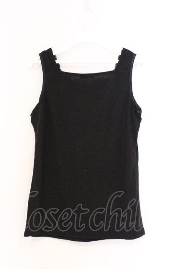 画像3: axes femme / ビジュー使いタンク M クロ O-26-03-01-053-AX-TO-OW-OS (3)