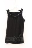 画像1: axes femme / BACKリボンタンクトップ M クロ O-26-03-01-059-AX-TO-OW-OS (1)