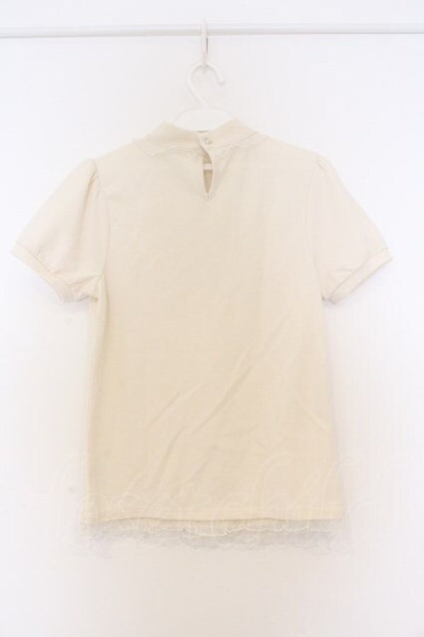 画像3: axes femme / ボトルネックリブカットソー M キナリ O-26-03-01-063-AX-TO-OW-OS (3)