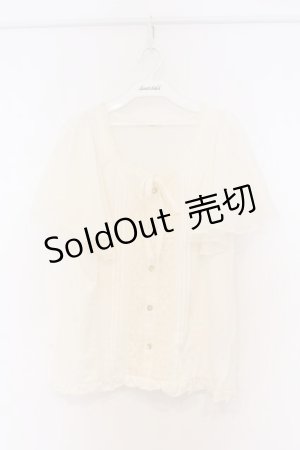 画像: axes femme / 肩フリルノースリチュニック M キナリ O-26-03-01-066-AX-TO-OW-OS