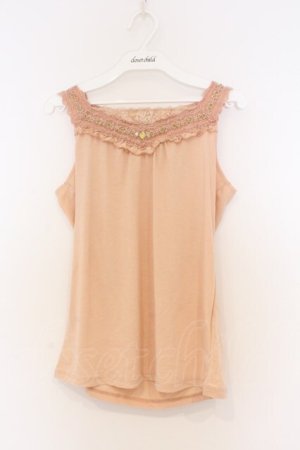 画像: axes femme / BACKリボンタンクトップ M ピンク O-26-03-01-067-AX-TO-OW-OS