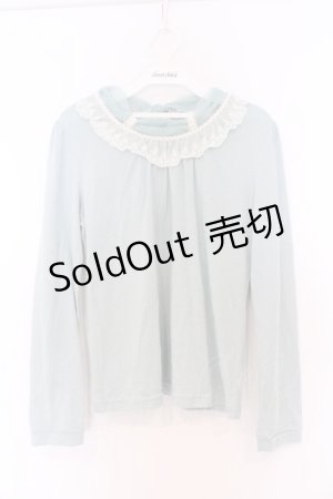 画像: axes femme / チュールネックカットソー M グリーン O-26-03-01-068-AX-TO-OW-OS