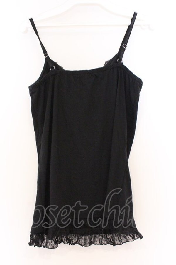 画像3: axes femme / BIGリボンキャミソール M クロ O-26-03-01-070-AX-TO-OW-OS (3)