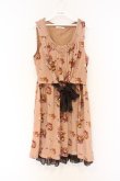 画像1: axes femme / 花柄ワンピース M ピンク O-26-03-01-076-AX-OP-OW-OS (1)