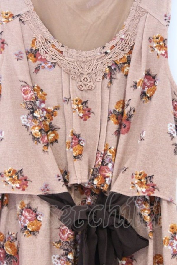 画像2: axes femme / 花柄ワンピース M ピンク O-26-03-01-076-AX-OP-OW-OS (2)