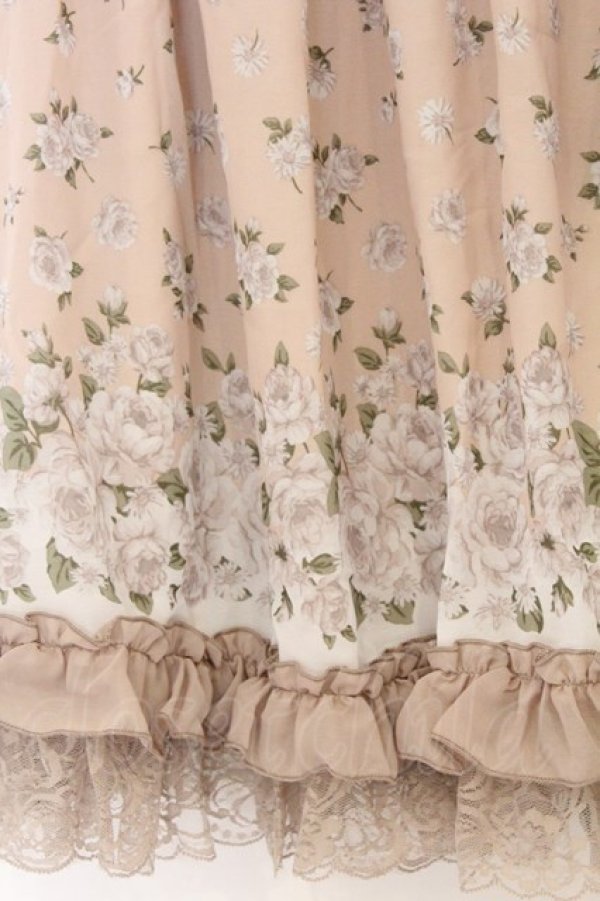 画像2: axes femme / 花柄スカート M ピンク O-26-03-01-081-AX-SK-OW-OS (2)