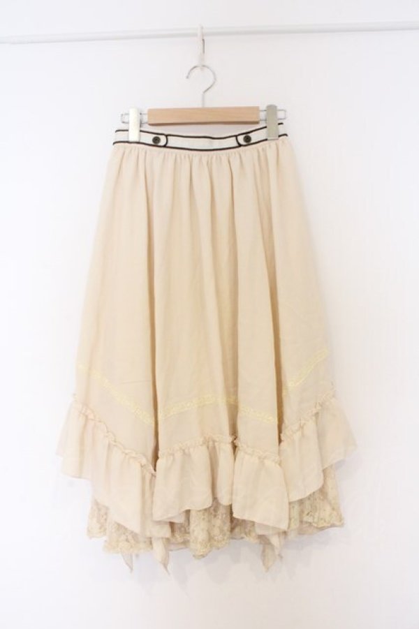 画像1: axes femme / イレヘムスカート M キナリ O-26-03-01-082-AX-SK-OW-OS (1)