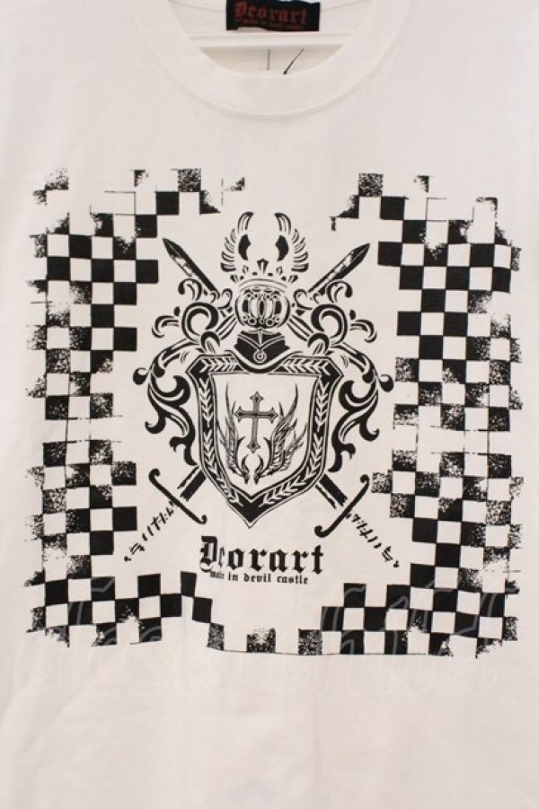 画像2: Deorart / エンブレムプリントTシャツ M ホワイト O-26-03-01-094-PU-TS-IG-OS (2)
