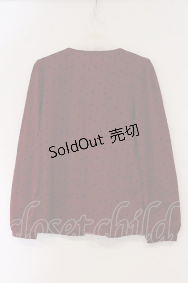 画像3: axes femme / トランプ柄ボータイプルオーバー M アカ×オフシロ O-26-03-01-096-AX-TO-IG-OS (3)