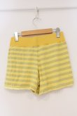 画像3: ALGONQUINS / ラメボーダーショートパンツ F イエロー O-26-03-01-103-AL-PA-IG-OS (3)