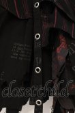 画像2: h.ANARCHY / スカルカットランダムスカート  ブラック×レッド×ピンク O-26-03-01-110-HN-SK-IG-OS (2)