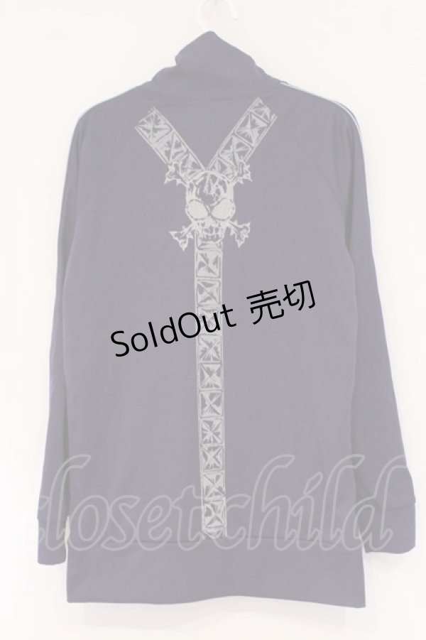 画像3: ALGONQUINS / スタッズプリントジップアップトップス F パープル O-26-03-01-111-AL-TO-IG-OS (3)