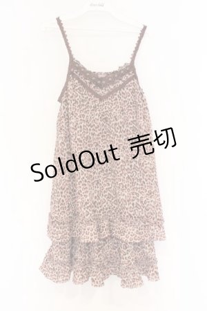 画像: axes femme / レオパードキャミチュニック M  O-26-03-01-011-AX-TO-OW-OS