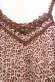 画像2: axes femme / レオパードキャミチュニック M  O-26-03-01-011-AX-TO-OW-OS (2)