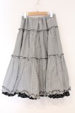 画像4: m petit by misako / NINA'Sギャザースカート M クロ×シロ O-26-03-01-123-LO-SK-IG-OS (4)