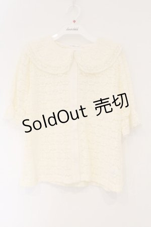 画像: m petit by misako / AOKレースブラウス M アイボリー O-26-03-01-124-LO-BL-IG-OS