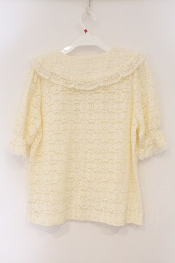 画像3: m petit by misako / AOKレースブラウス M アイボリー O-26-03-01-124-LO-BL-IG-OS (3)