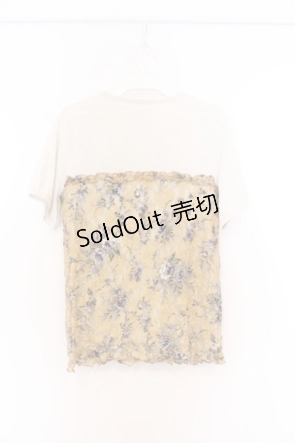 画像3: axes femme / ビスチェ風切り替えTシャツ M イエロー O-26-03-01-012-AX-TO-OW-OS (3)