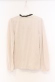 画像3: axes femme / タイ付きブラウス風プルオーバー M ベージュ O-26-03-01-025-AX-TO-OW-OS (3)