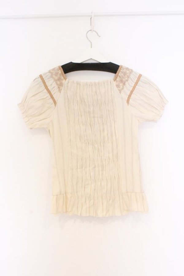 画像3: axes femme / ドビージャガードビスチェブラウス M キナリ O-26-03-01-031-AX-BL-OW-OS (3)