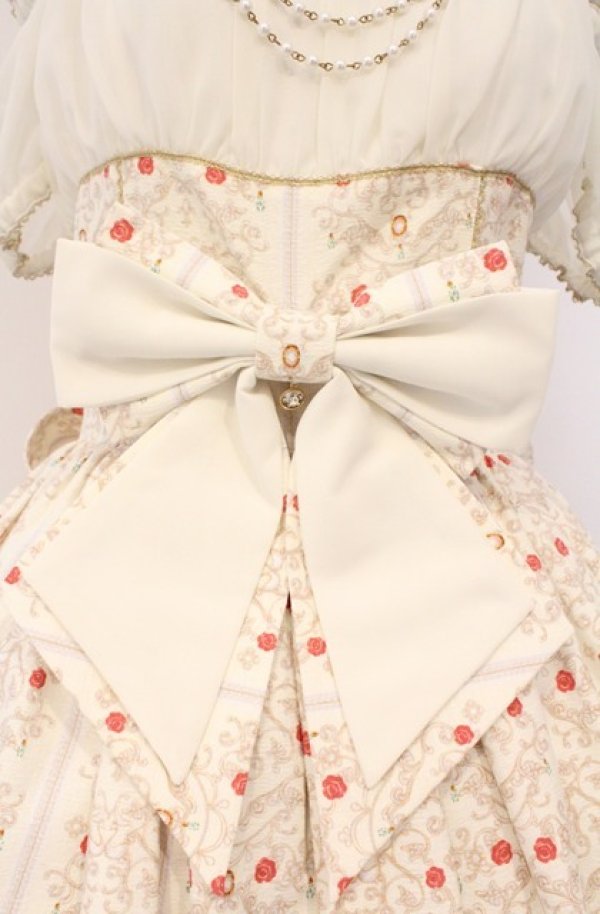 画像3: metamorphose / Majestic princess半袖ワンピース  シャンパン×キナリシフォン O-26-03-02-026-ME-OP-OW-OS (3)