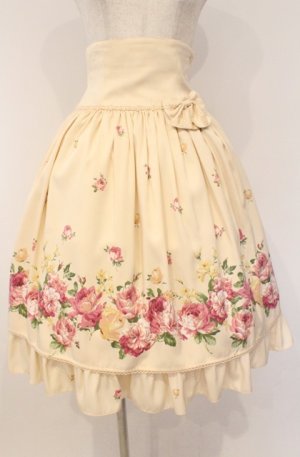 画像: Innocent World / フローラスカート  ミルクティー O-26-03-02-028-IW-SK-OW-OS