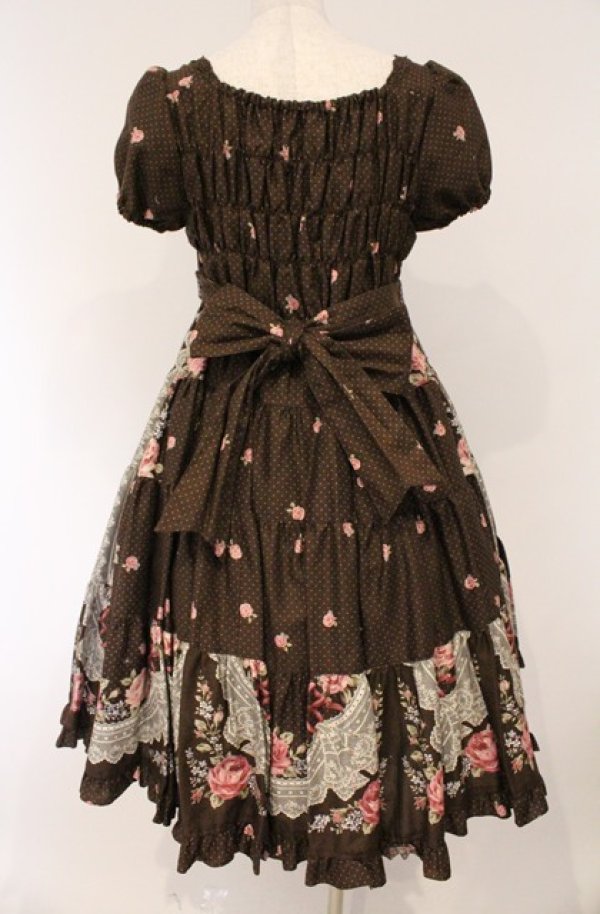 画像5: Innocent World / ラウレッタローズワンピース  ショコラ O-26-03-02-029-IW-OP-OW-OS (5)