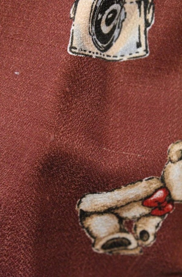 画像4: Innocent World / ロンドンベアージャストウエストジャンパースカート M(93cm丈) ボルドー O-26-03-02-030-IW-OP-OW-OS (4)