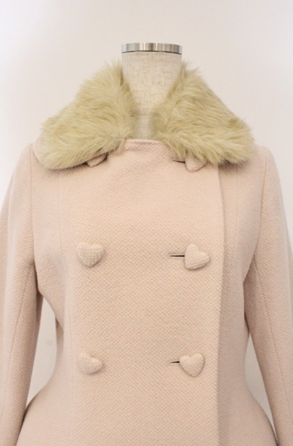 画像5: Innocent World / バラと小鳥のコート M ピンク O-26-03-02-032-IW-CO-OW-OS (5)