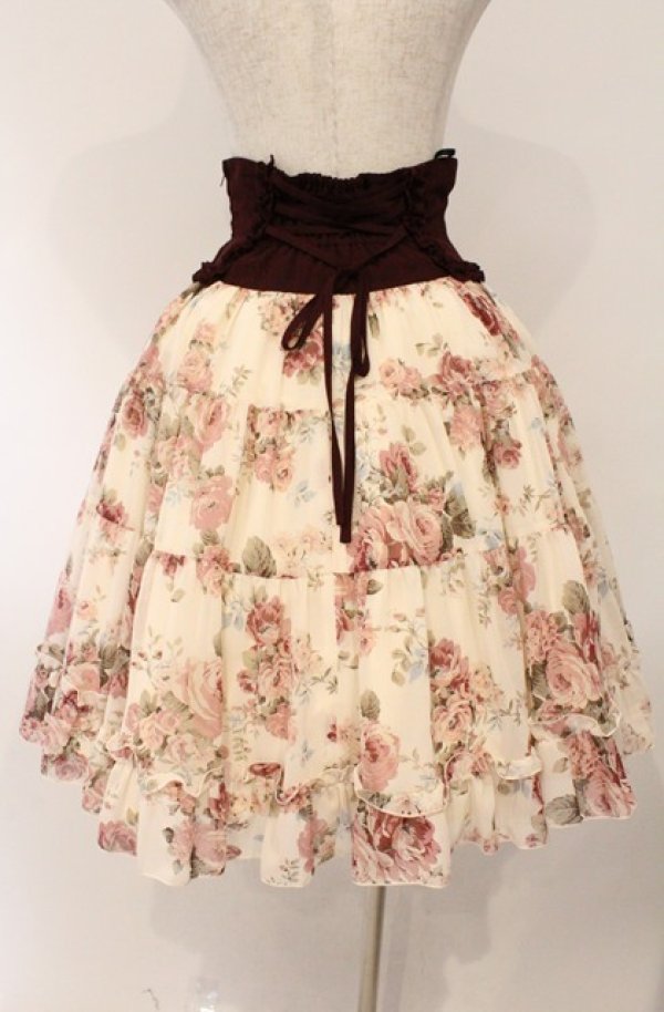 画像5: Innocent World / イングリッシュローズスカート  キナリ×ワイン O-26-03-02-035-IW-SK-OW-OS (5)