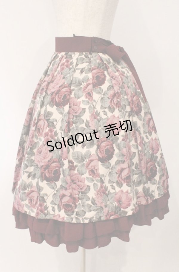 画像3: Innocent World / マロニカローズスカート M ワイン O-26-03-02-036-IW-SK-OW-OS (3)