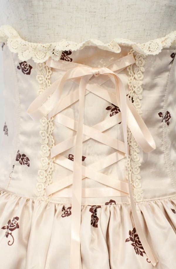 画像2: ALICE and the PIRATES / Beauty and the Rose promise コルセットスカート  ピンク O-26-03-02-038-PA-SK-OW-OS (2)