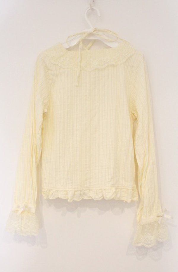 画像3: FCL / ホルターネックブラウス L クリーム O-26-03-02-009-LO-BL-IG-OS (3)