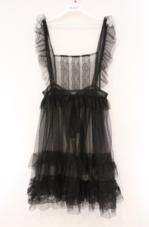 画像: virally / TT*HOSレースエプロン L クロ O-26-03-02-011-PU-OP-IG-OS