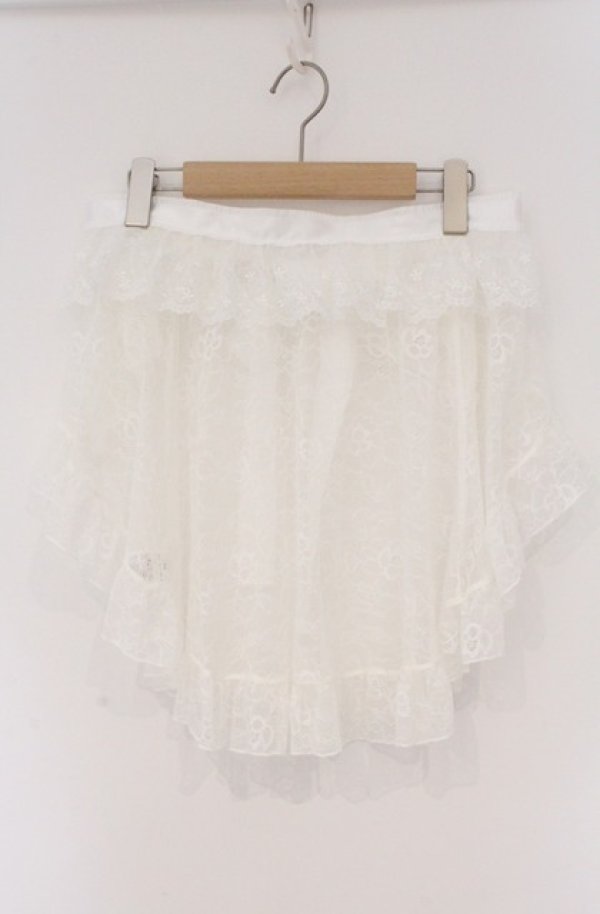 画像1: Princess Flower Garden / TT*KRS3WAYレーススカート  シロ O-26-03-02-002-PU-SK-IG-OS (1)